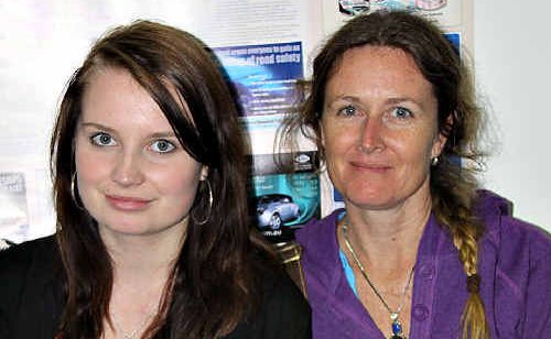 Karen and Rhiannon Smith. Karen and Rhiannon Smith.